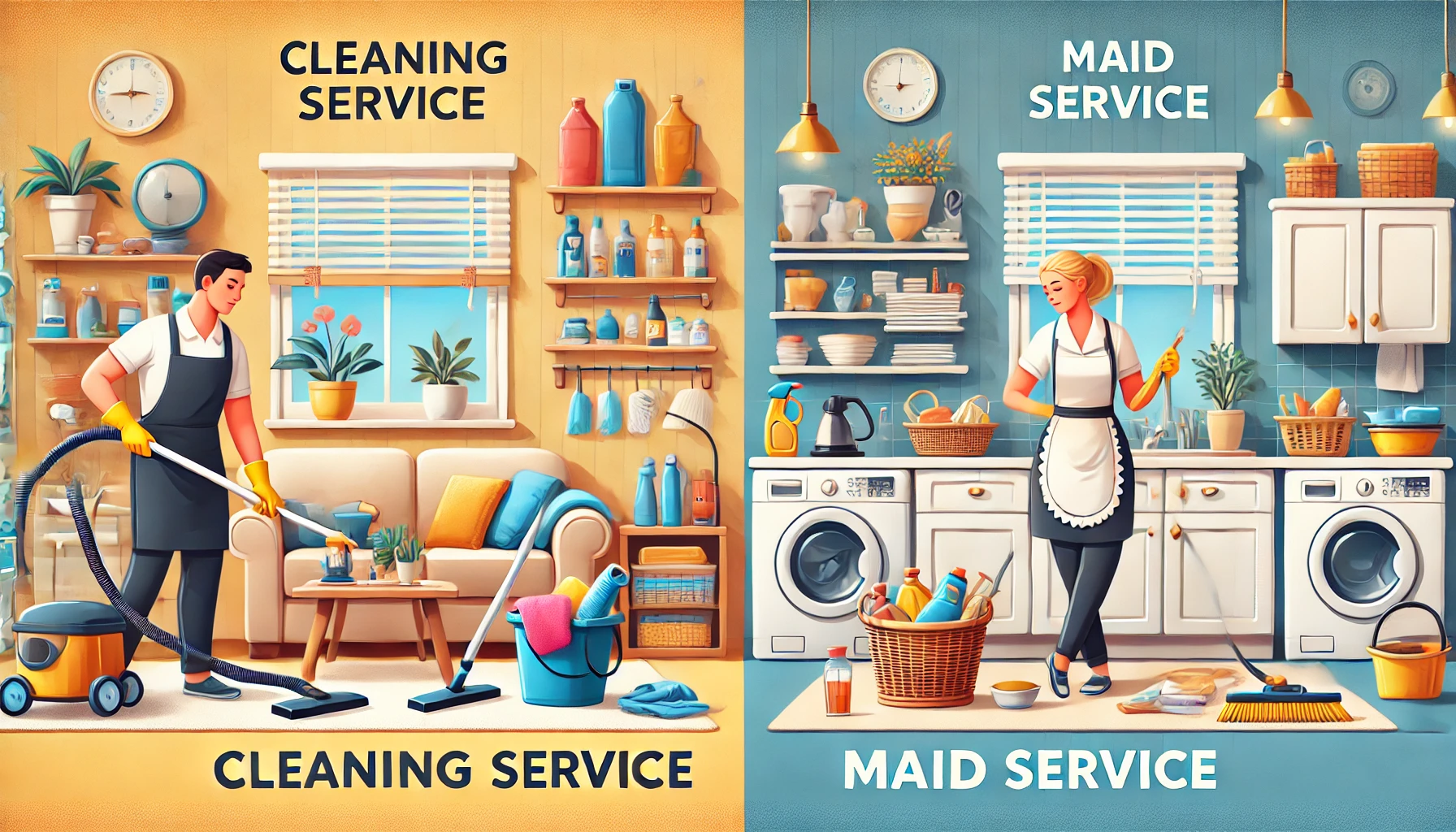 Read more about the article Cleaning Service vs Maid Service: Which is the Right Choice for You?